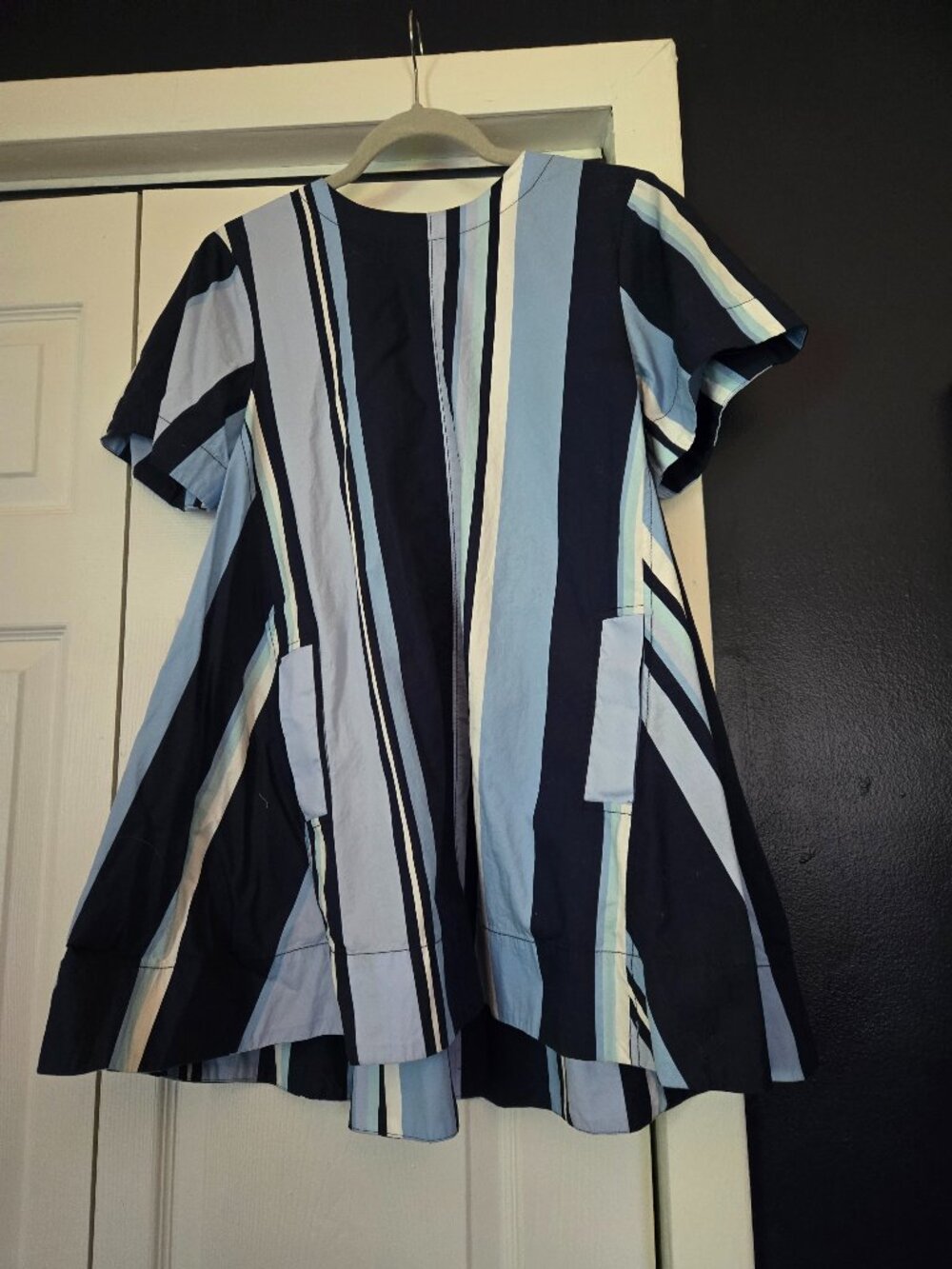 Short-Sleeve Swing Mini Dress by Maeve - Worn Once